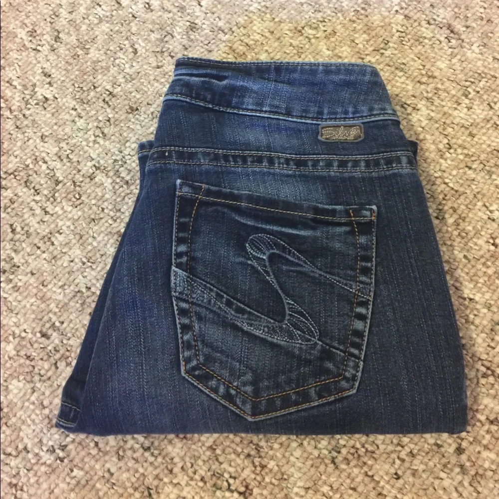 Jeans Silver Crop 28x25.5.‎ 0020